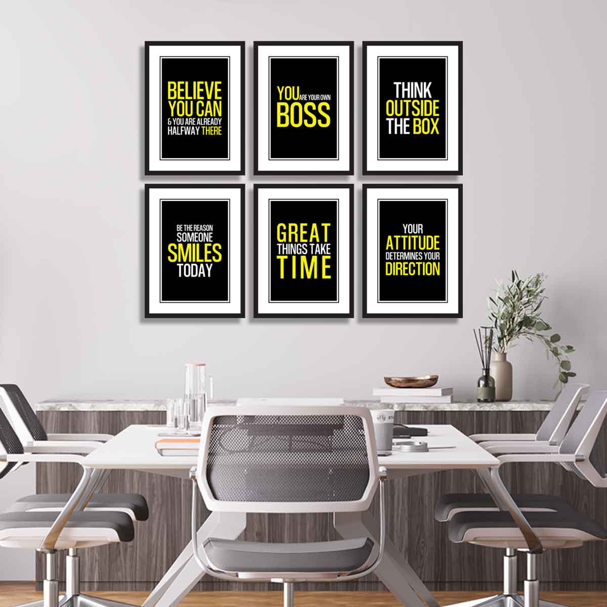 Motivational Frames Set of Frames - Decor Setup