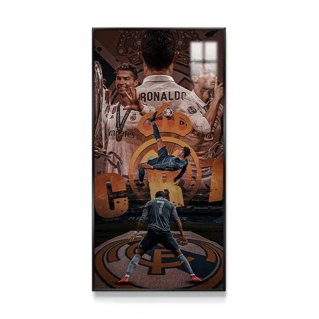 Cristiano Ronaldo CR7 Real Madrid Football Wall Art Poster