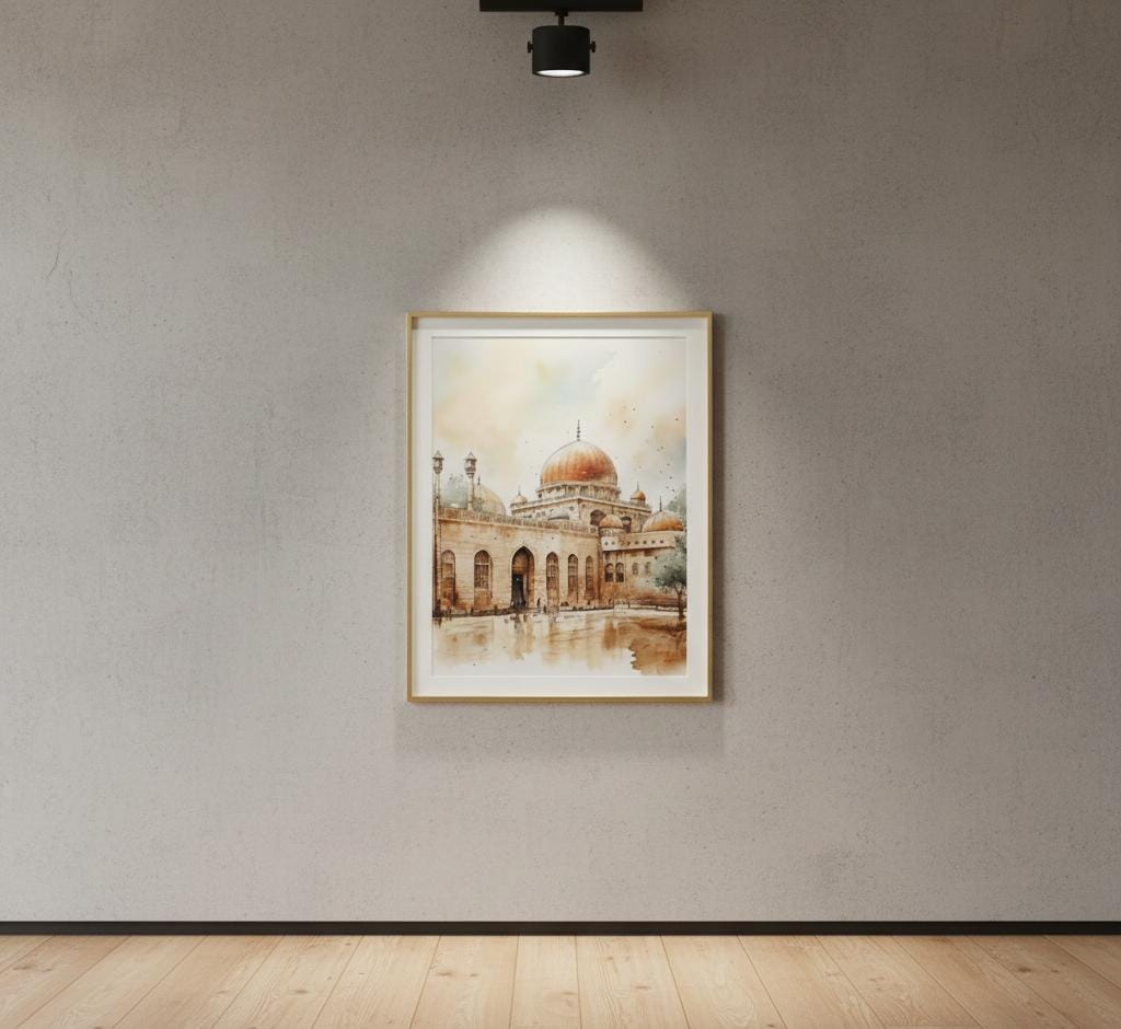 Al-Aqsa Mosque Wall Art | Jerusalem Islamic Decor