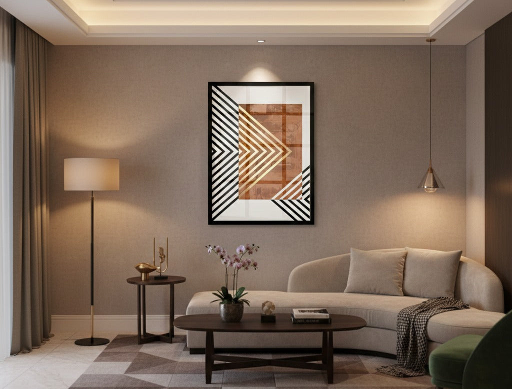 Wood Wall Sculpture Canvas Frames | Wall Art