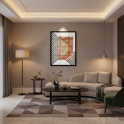 Wood Wall Sculpture Canvas Frames | Wall Art