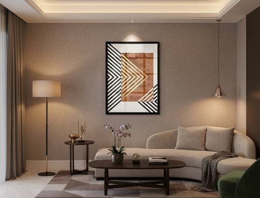 Wood Wall Sculpture Canvas Frames | Wall Art