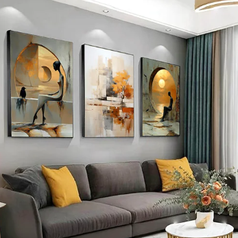 Journey to the Soul Abstract (3panel) | Wall Art