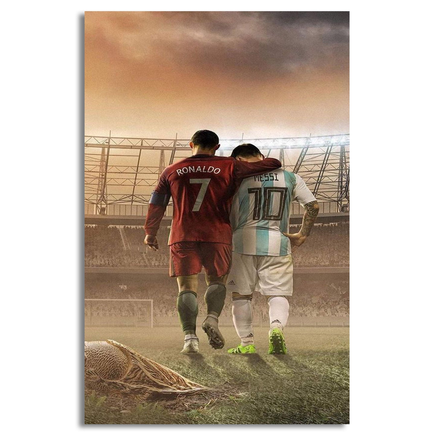 Mutual Respect |  Ronaldo&Messi Wall Art