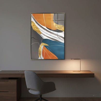 High-class Gold Foil Abstract Canvas | Wall Art