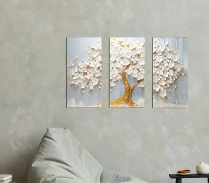 Peace Tree Nature 3 Piece Wall Art Canvas Set