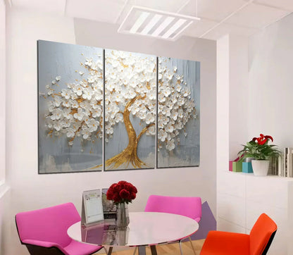 Peace Tree Nature 3 Piece Wall Art Canvas Set