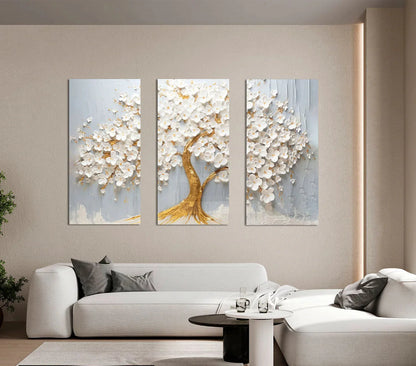 Peace Tree Nature 3 Piece Wall Art Canvas Set