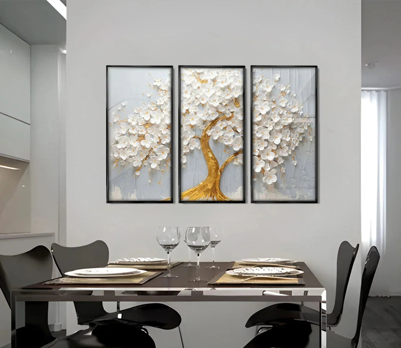 Peace Tree Nature 3 Piece Wall Art Canvas Set