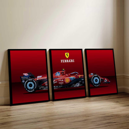 Ferrari F1 Car Framed
