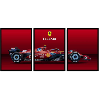 Ferrari F1 Car Framed