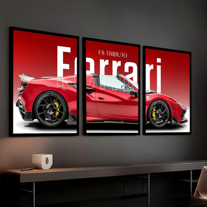 Farrari Car Framed