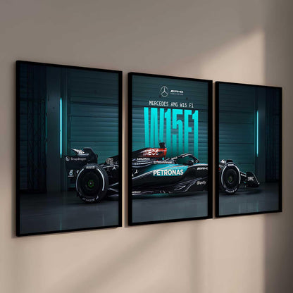 Mercedes F1 Car Framed