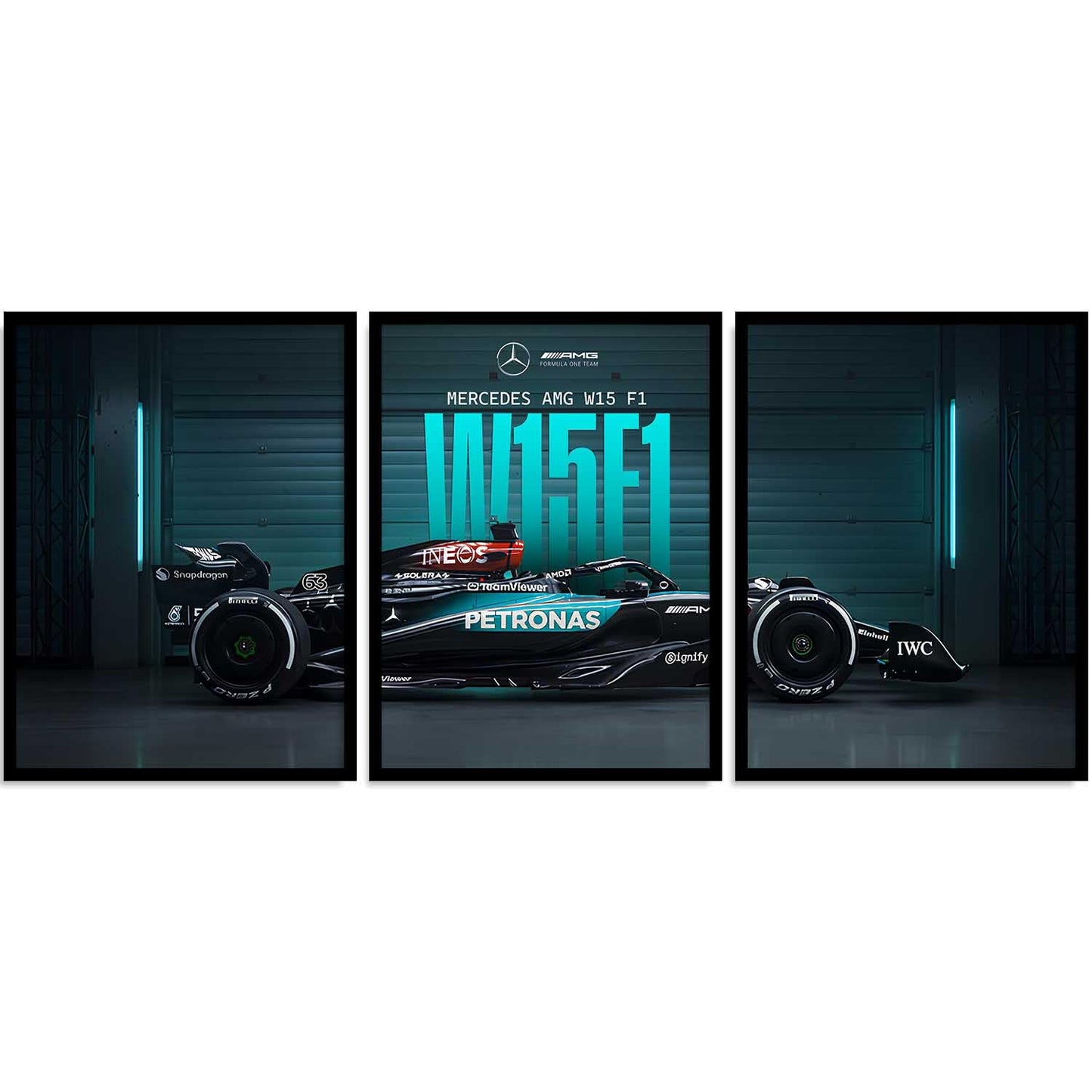 Mercedes F1 Car Framed