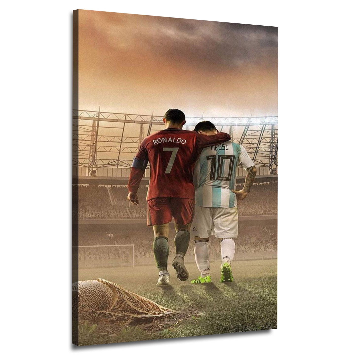 Mutual Respect |  Ronaldo&Messi Wall Art
