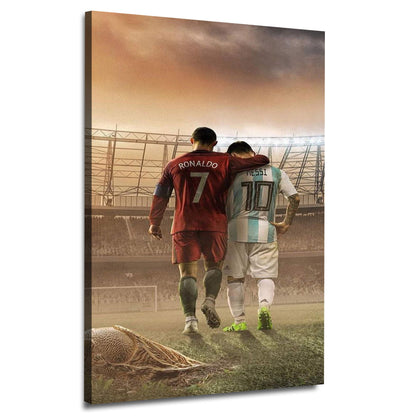Mutual Respect |  Ronaldo&Messi Wall Art