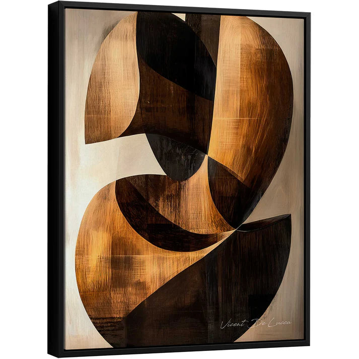 Abstract Wooden Interlacing