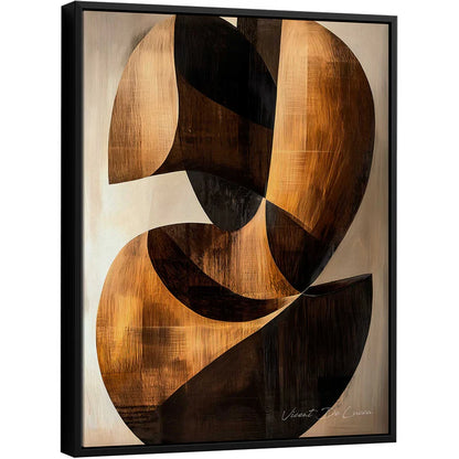 Abstract Wooden Interlacing