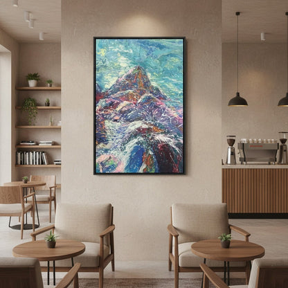 Mountain Heart Canvas Wall Art