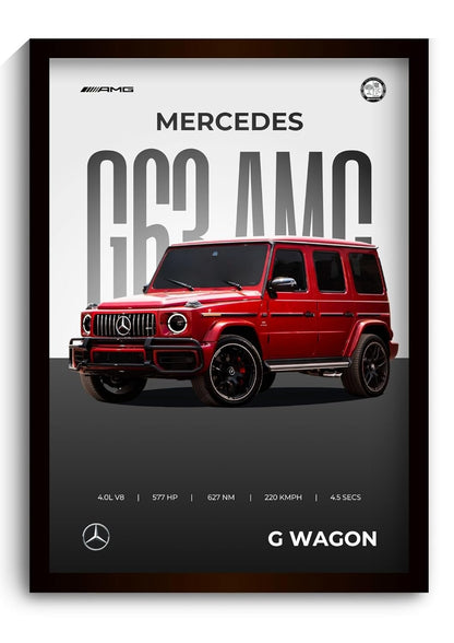 Mercedes G Wagon Poster|Framed