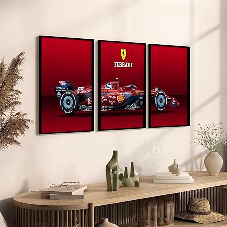 Ferrari F1 Car Framed