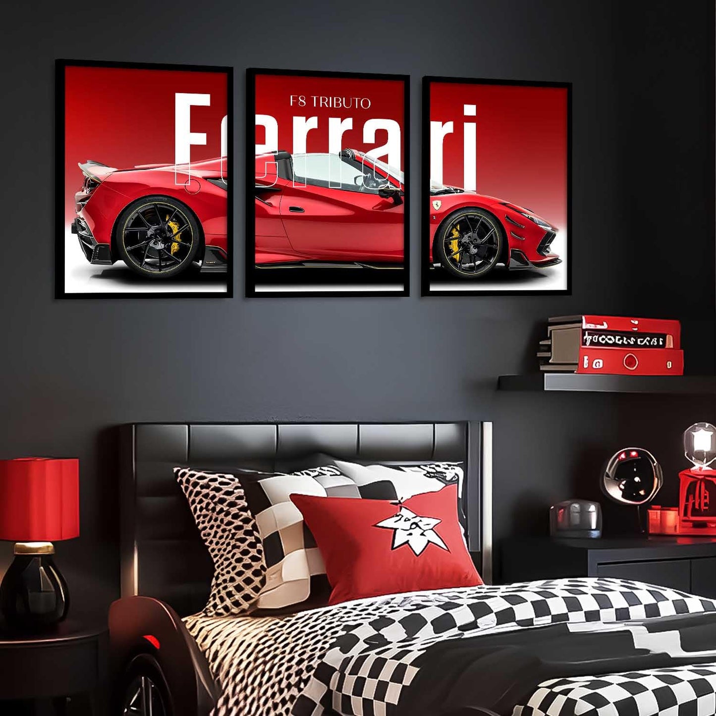 Farrari Car Framed