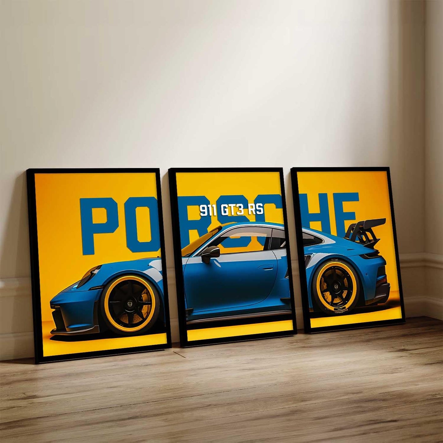 Porsche Car Framed