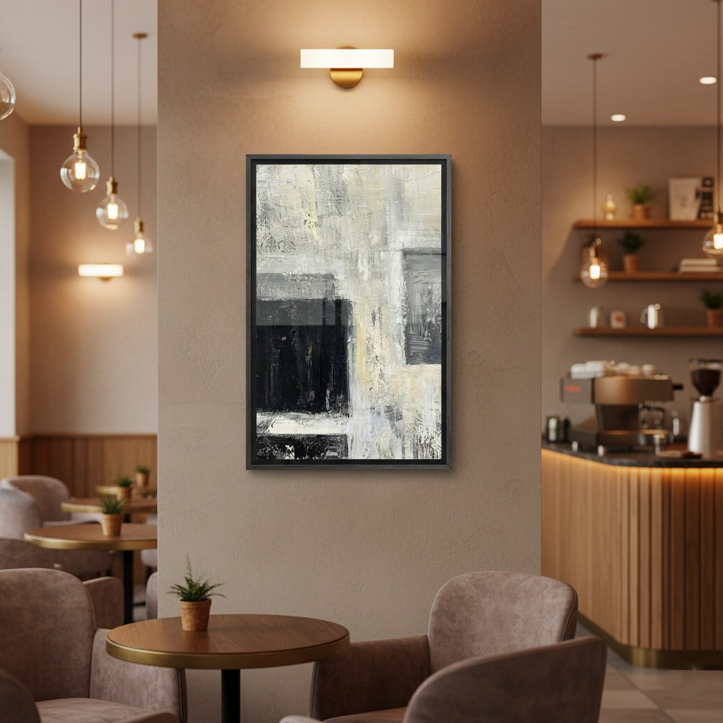 Serene Rectangular Tranquility Canvas Wall Art