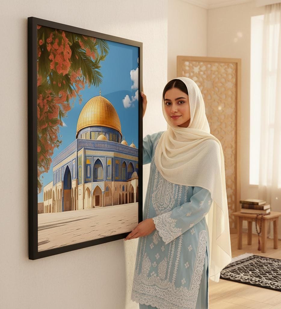 Masjid-Al-Aqsa Canvas Frames | Wall Art