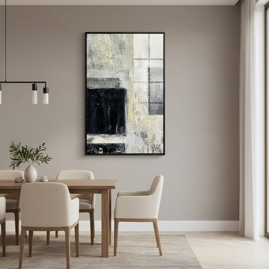 Serene Rectangular Tranquility Canvas Wall Art
