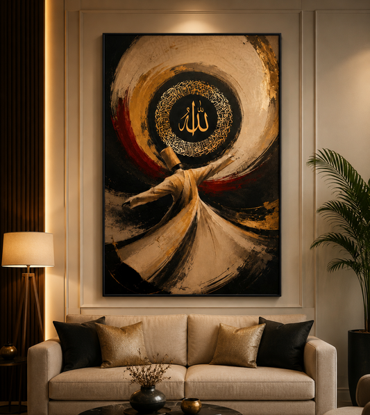 Golden Vortices of the Sufi  Dervish