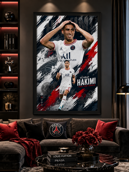 Signature Achraf Hakimi Poster