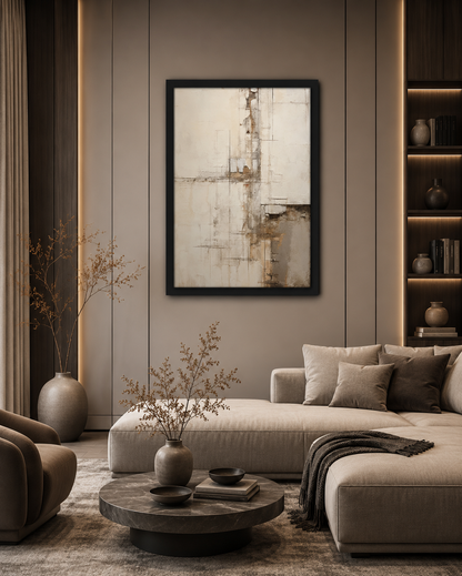 Urban Grid Abstract  | Wall Art