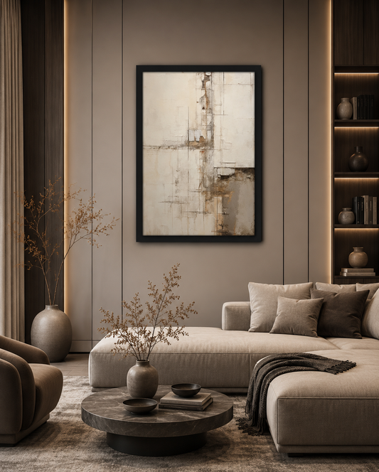 Urban Grid Abstract  | Wall Art
