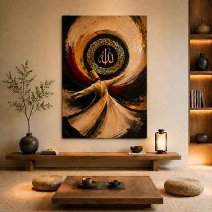 Golden Vortices of the Sufi  Dervish