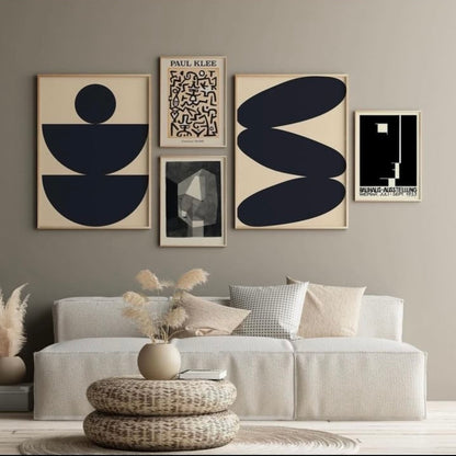 Abstract 5 frames set