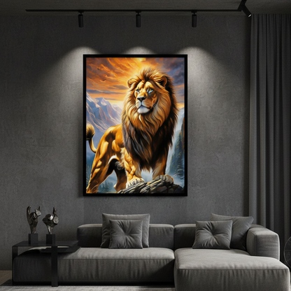 Majestic Lion Canvas Frames | Wall Art