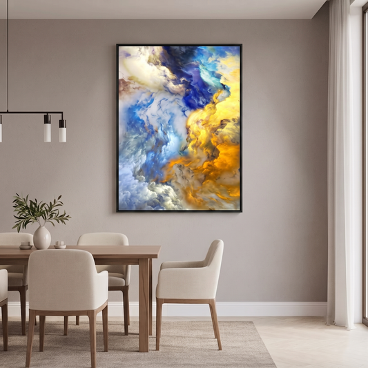 Nordic Decor Abstract Cloud Mist | Wall Art