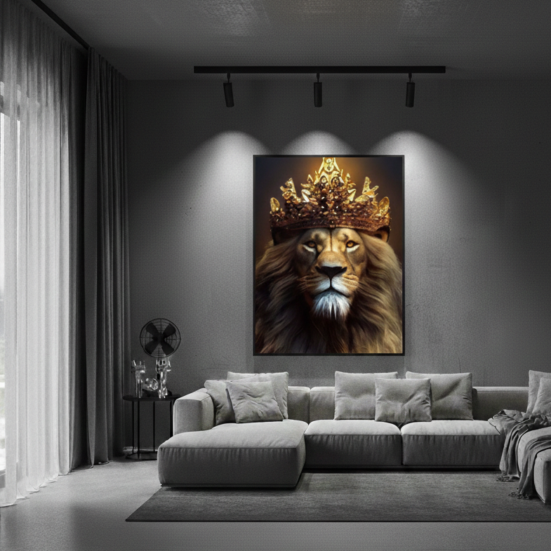 Cool king lion | Wall Art