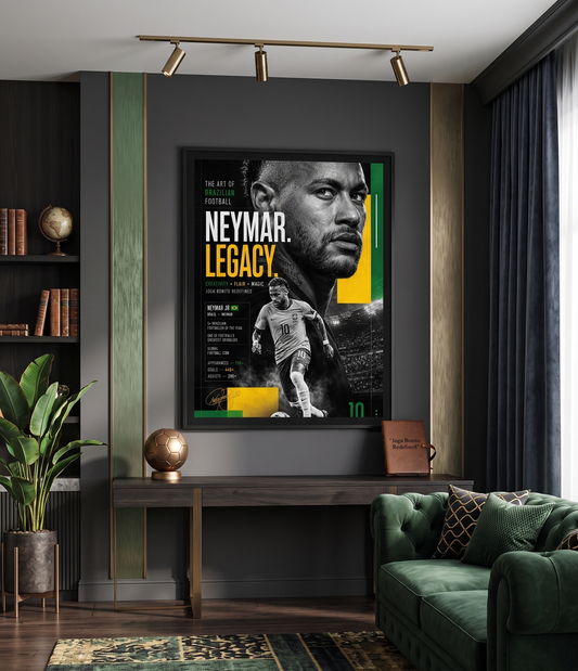 Neymar Jr. Legacy Infographic art
