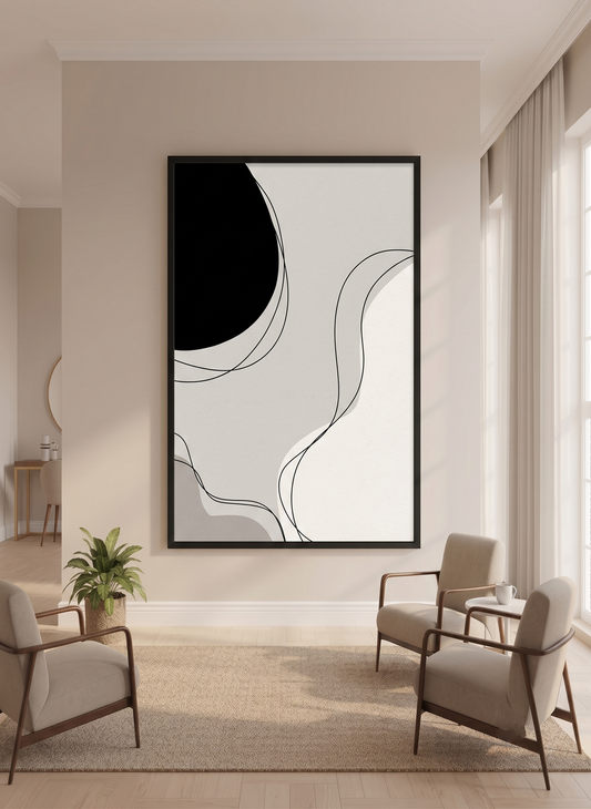 Elegant, Trendy Abstract Shapes | Wall Art