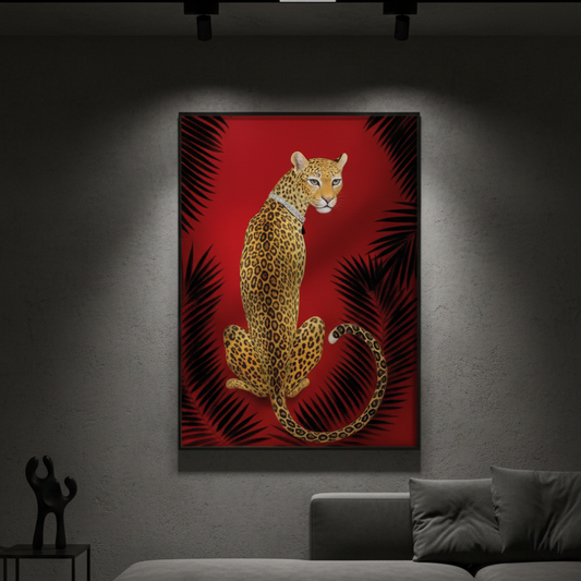 Leapord Single Wall art