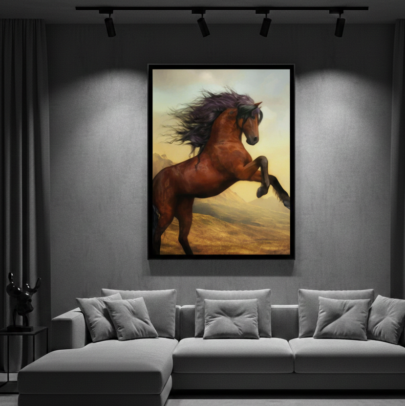 Arabian Horse Canvas Frame | Wall Art