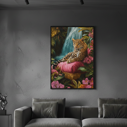 Leapord Single Wall art