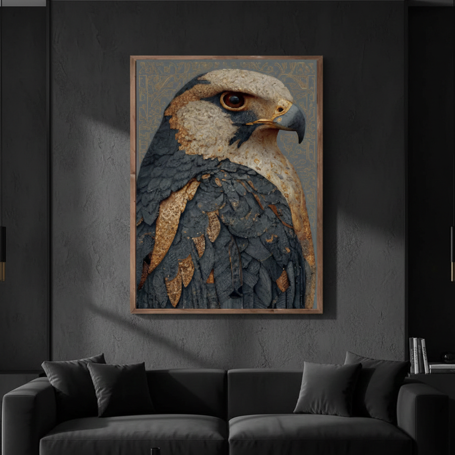 The Gilded Guardian Single Wall art