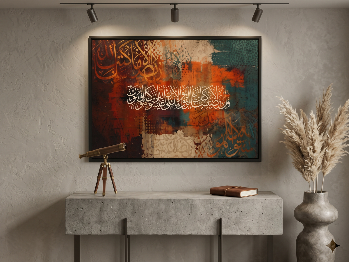 Surah Aal-e-Imran Ayat 3:31. Canvas Frame