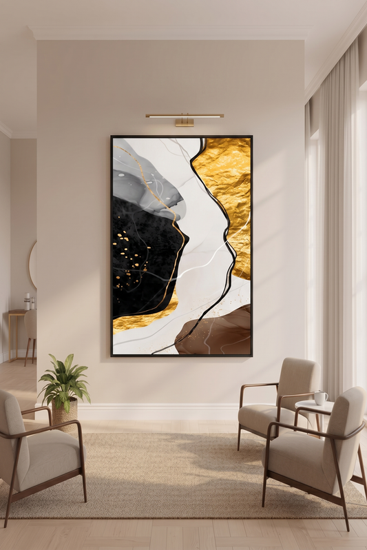 Modern Abstract Marble Canvas | Wall Art