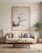 Whispering Sakura Canvas Frame Art