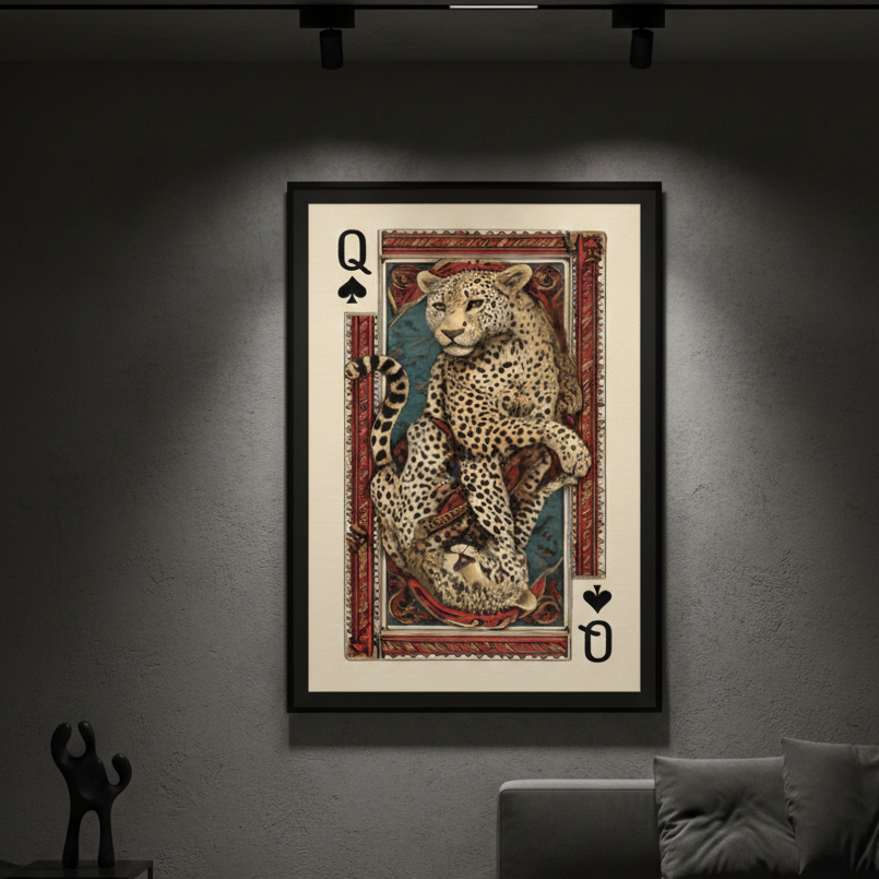 Leopard Royalty Single Wall art