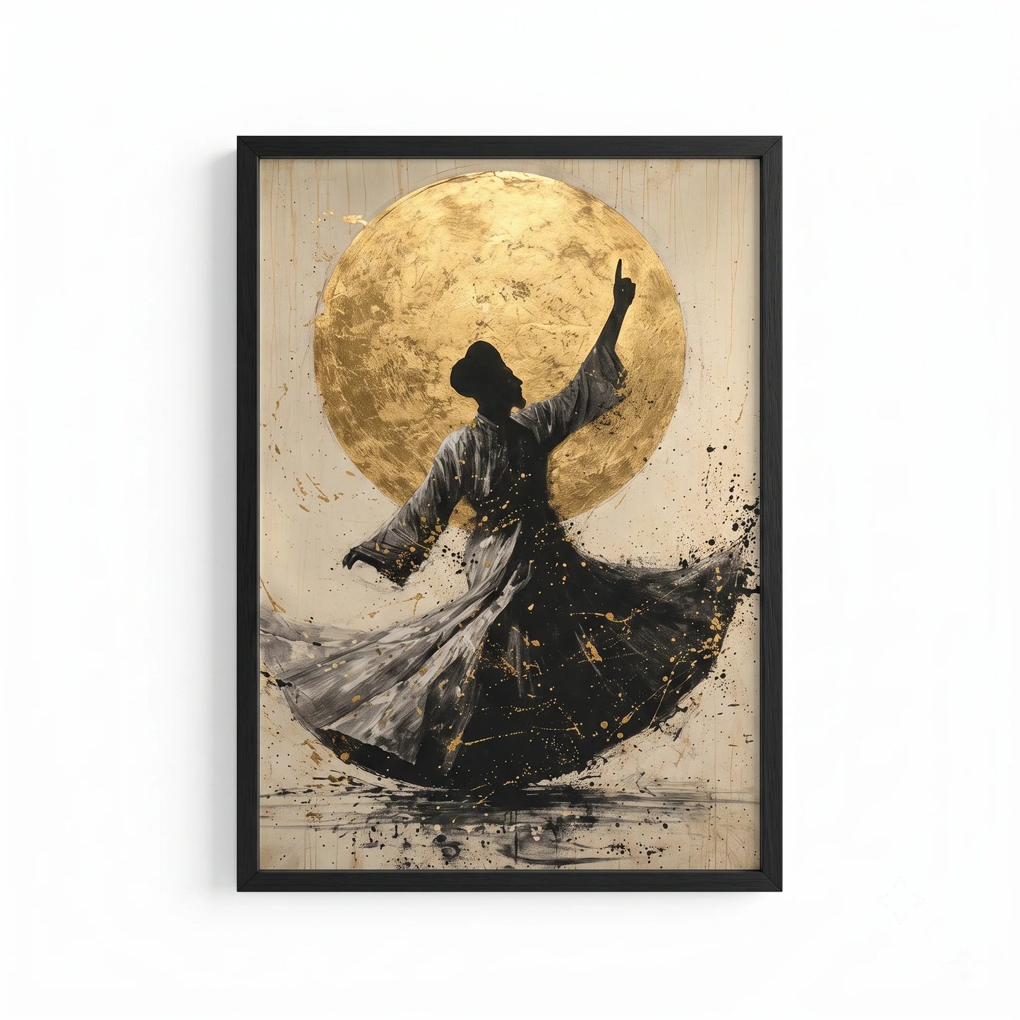 Traditional whirling dance wall Art